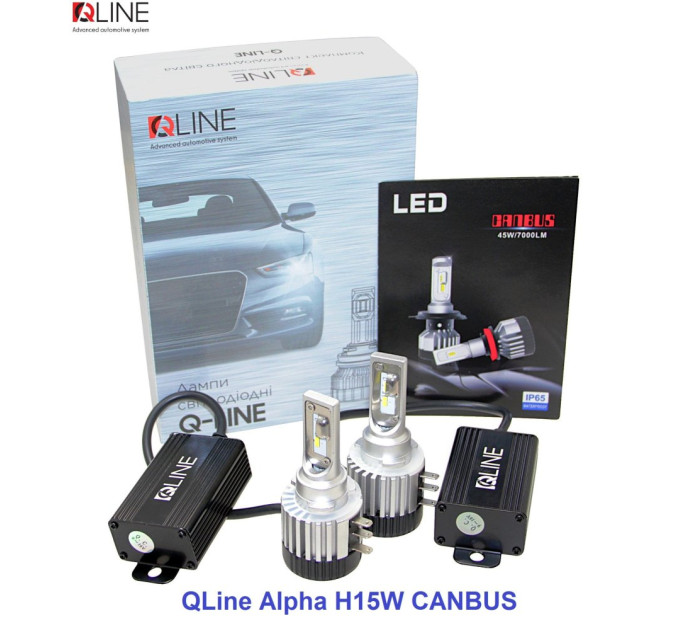 Світлодіодні лампи Qline Alpha H15W CanBus 6000K