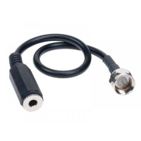 Антенний адаптер ACV 15-7132020 TV F-plug->3,5mm RCA plug Антенний адаптер ACV 15-7132020 TV F-plug->3,5mm RCA plug