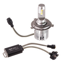 Світлодіодні лампи PULSO NAOEVO S4 LED H4 Flip Chip 9-16V 30W 3600Lm 3000K/4300K/6500K Світлодіодні лампи PULSO NAOEVO S4 LED H4 Flip Chip 9-16V 30W 3600Lm 3000K/4300K/6500K