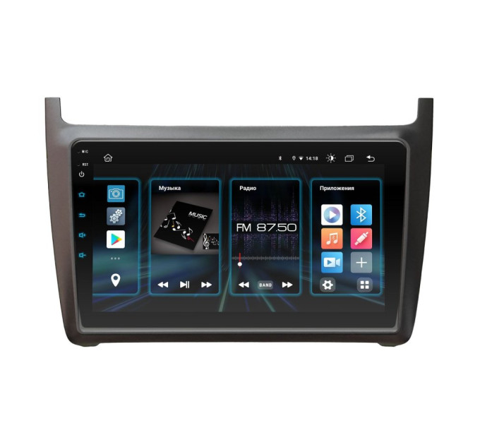 Штатна магнітола Incar DTA4-1078 для Volkswagen Polo 2009+