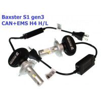 Світлодіодні лампи Baxster S1 gen3 H4 H/L 5000K CAN+EMS
