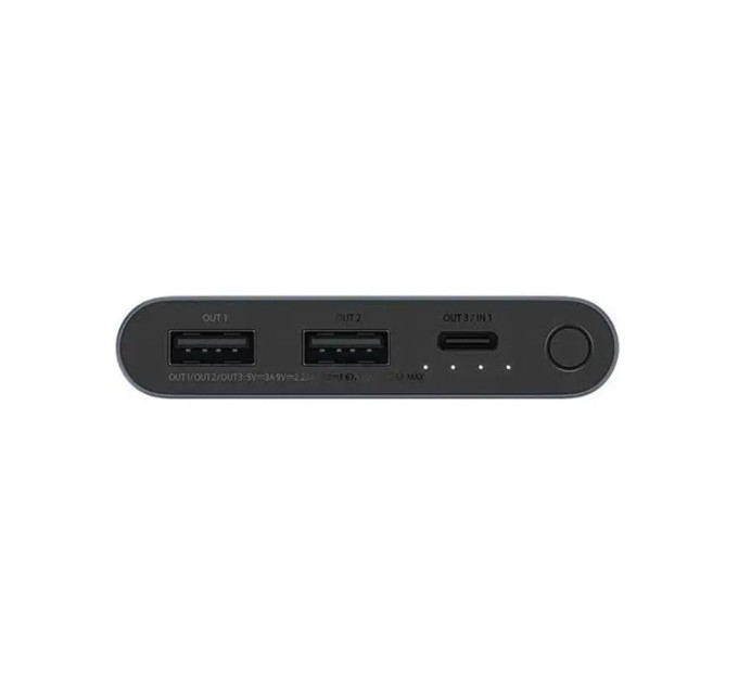 Повербанк Xiaomi Mi Power Bank 3 Ultra Compact 10000 mAh 22.5W (BHR4412GL) Black