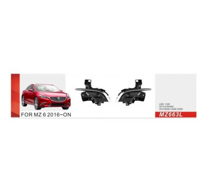Протитуманні фари Vitol MZ-663-LED Mazda 6 2016
