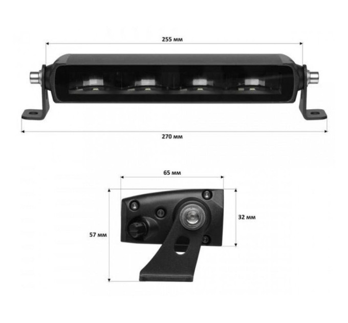 Світлодіодна фара OPPLIGHT 40watt 10-30V IP68 (opl-47-40W)
