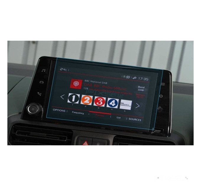 Захисне скло на монітор Citroen Berlingo 2018- (матове) Pixsel CN-1723-M