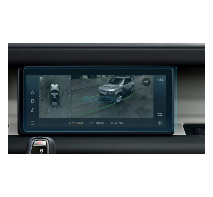 Захисне скло на монітор Land Rover Defender 2020- (гартоване) Pixsel RR-2317-T