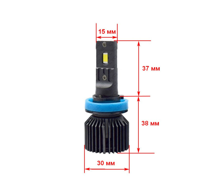 Світлодіодні лампи Cyclone LED H11 6000K type 45