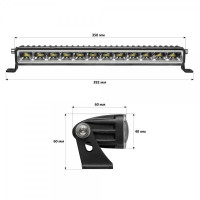 Світлодіодна фара StarLight 60watt 10-30V IP68 (lsb-60W) Світлодіодна фара StarLight 60watt 10-30V IP68 (lsb-60W)