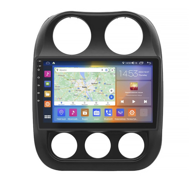 Штатна магнітола Jeep Compass 2010-2013 Element Prime 4/64 CarPlay 4G