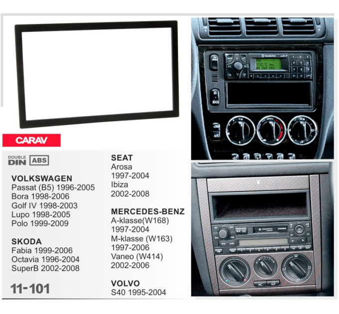 Перехідна рамка Volvo S40 Carav 11-101