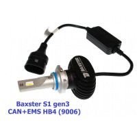 Світлодіодні лампи Baxster S1 gen3 HB4 (9006) 5000K CAN+EMS