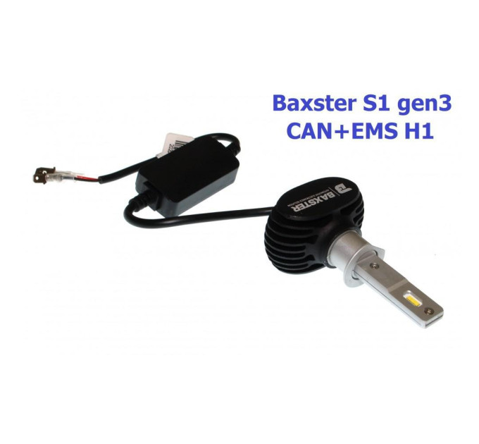 Світлодіодні лампи Baxster S1 gen3 H1 6000KCAN+EMS