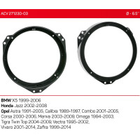 Проставки під динаміки ACV 271230-03 для автомобілів BMW X5, Honda Jazz, Opel