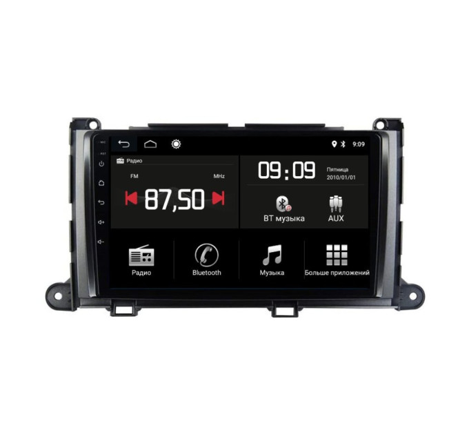 Штатна магнітола Torssen Toyota Sienna 09-14 MQD9232 DSP
