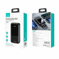 Повербанк Usams US-CD177 PB58 Dual QC+PD 22.5W 20000mAh Black