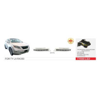 Протитуманні фари Vitol TY-668-LED/DRL Lexus RX 350 2009-12 DRL-12V4W Black Протитуманні фари Vitol TY-668-LED/DRL Lexus RX 350 2009-12 DRL-12V4W Black