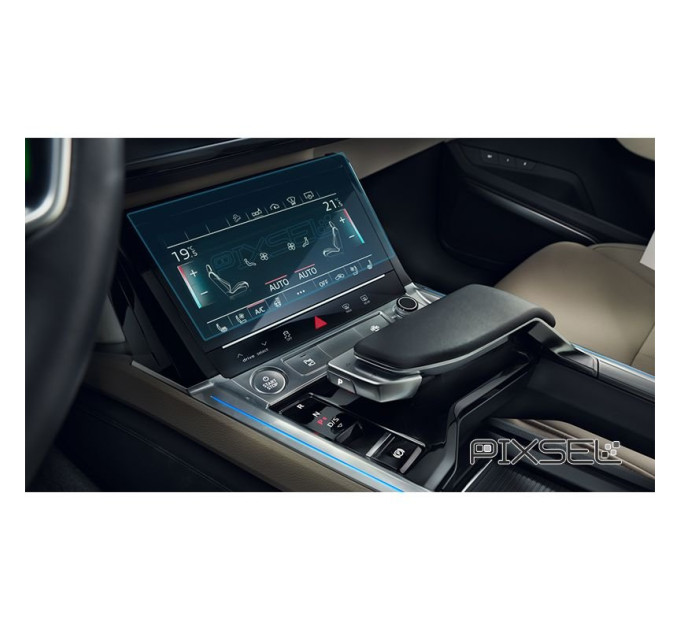Захисне скло на клімат контроль Audi e-tron 2019- (матове) Pixsel AUDI-5812-M