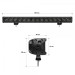 Світлодіодна фара StarLight 150watt 10-30V IP68 (lsb-lens-150)