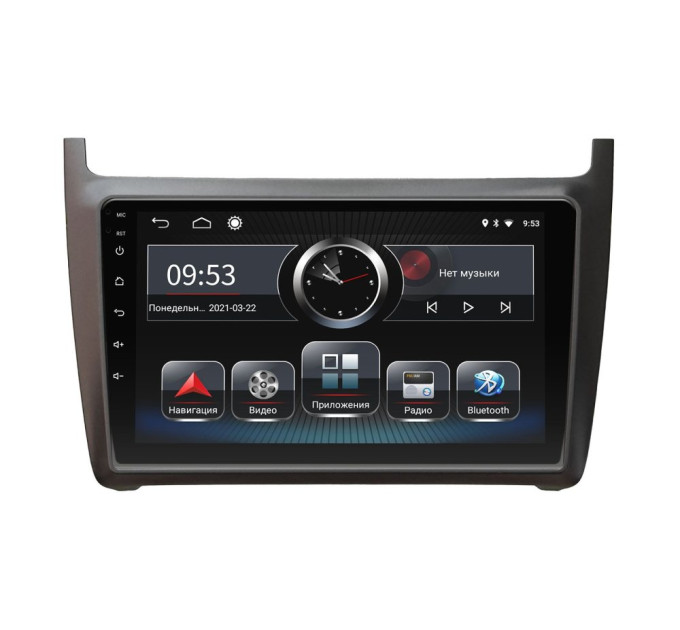 Штатна магнітола Incar PGA2-1078 для Volkswagen Polo 2009+