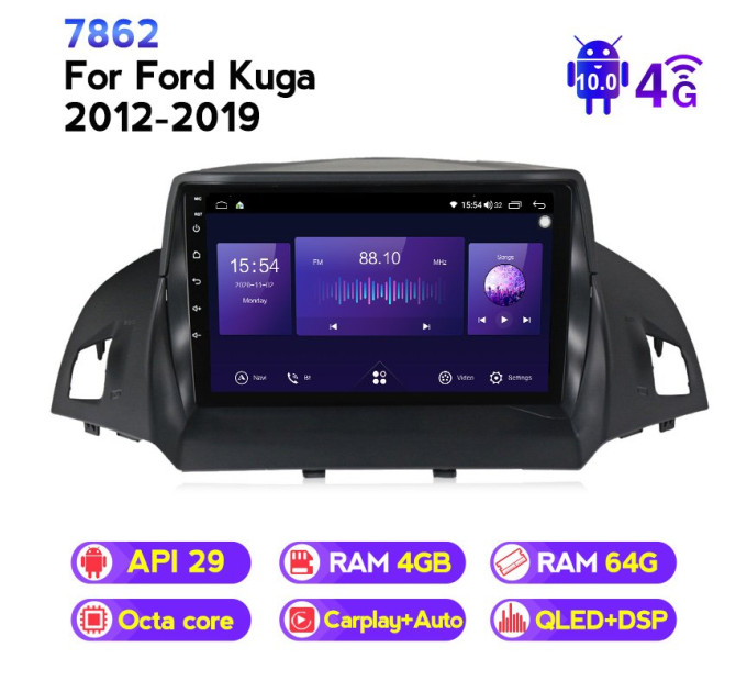 Штатна магнітола ECOBOOST FFT740Q-1328 FORD Kuga