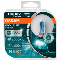Комплект галогенних ламп OSRAM Cool Blue Intense Next Gen 64193CBN-HCB H4 12V 60W P43t Комплект галогенних ламп OSRAM Cool Blue Intense Next Gen 64193CBN-HCB H4 12V 60W P43t