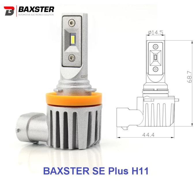 Світлодіодні лампи Baxster SE Plus H11 6000K
