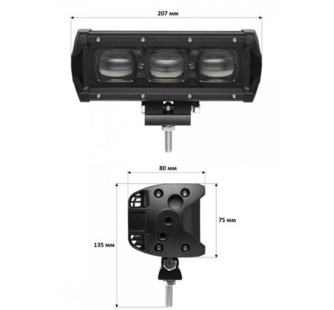 Світлодіодна фара OPPLIGHT 30watt 10-30V IP68 (opl-lsb-lens-30W)