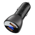 Автомобільний зарядний пристрій ACEFAST B7 metal  45W (USB-A + USB-A)