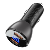 Автомобільний зарядний пристрій ACEFAST B7 metal  45W (USB-A + USB-A)