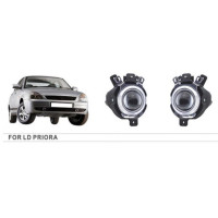 Протитуманні фари Vitol LD-2321-W Chrome LADA Priora 2170-72 Протитуманні фари Vitol LD-2321-W Chrome LADA Priora 2170-72