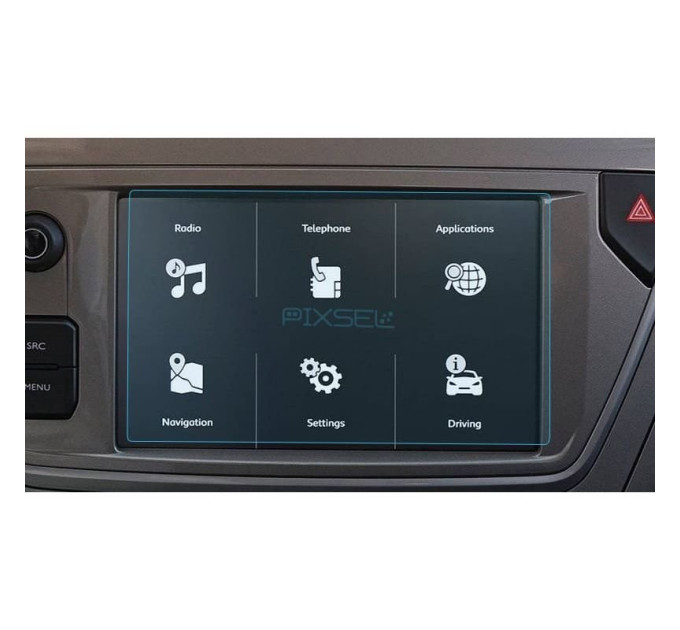 Захисне скло на монітор Citroen C-Elysee 2017- (матове) Pixsel CN-4592-M