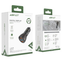 Автомобільний зарядний пристрій ACEFAST B7 metal  45W (USB-A + USB-A)