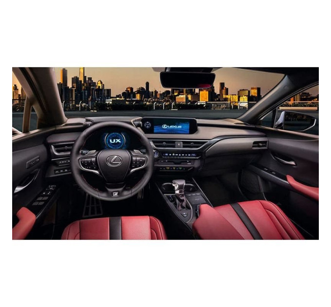Захисне скло на монітор Lexus UX 2018- (гартоване) Pixsel LE-1623-T