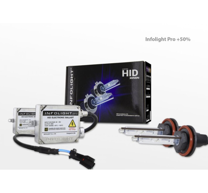 Комплект ксенону Infolight Pro +50% H11 6000K