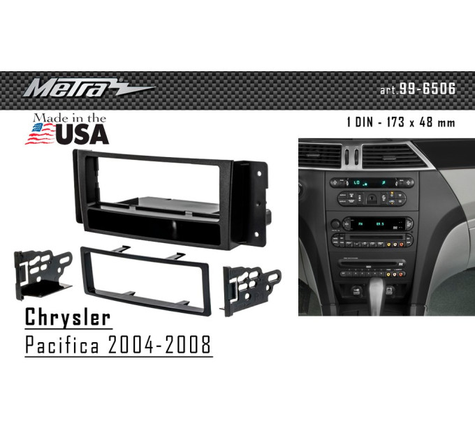 Перехідна рамка Chrysler Pacifica Metra 99-6506