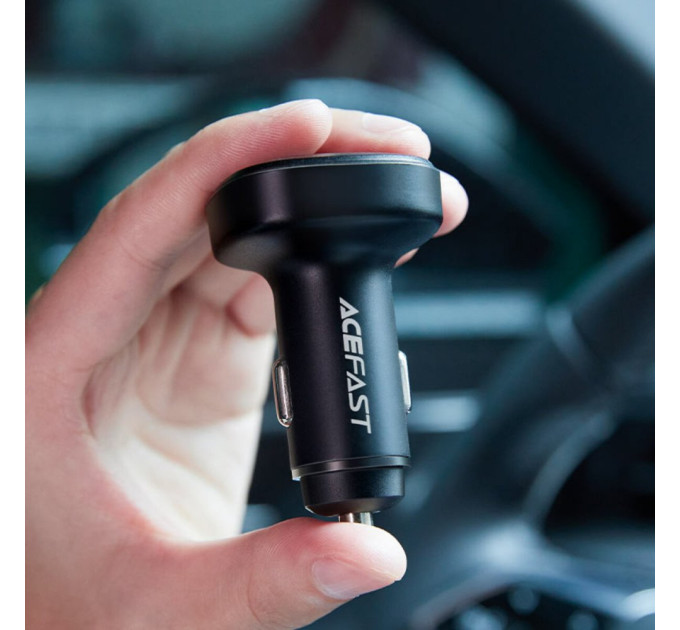 Автомобільний зарядний пристрій ACEFAST B9 66W (2USB-A+USB-C)
