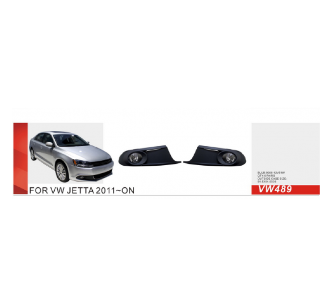 Протитуманні фари Vitol VW-489W VW Jetta 2011-14