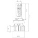 Світлодіодні лампи DriveX PA-02P H11 6000K