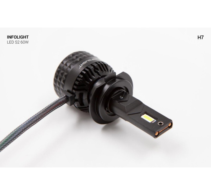 Світлодіодні лампи Infolight S2 H7 60W