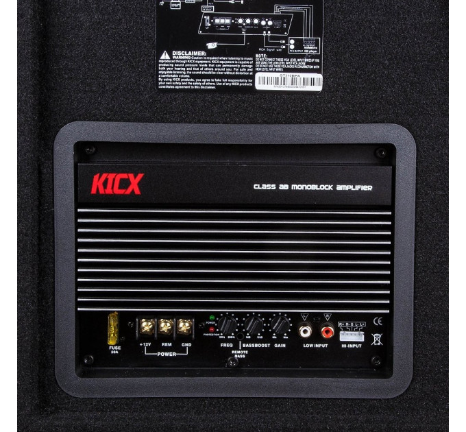 Сабвуфер Kicx GT-310BPA