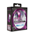 Комплект галогенних ламп Philips ColorVision Purple 12972CVPPS2 H7