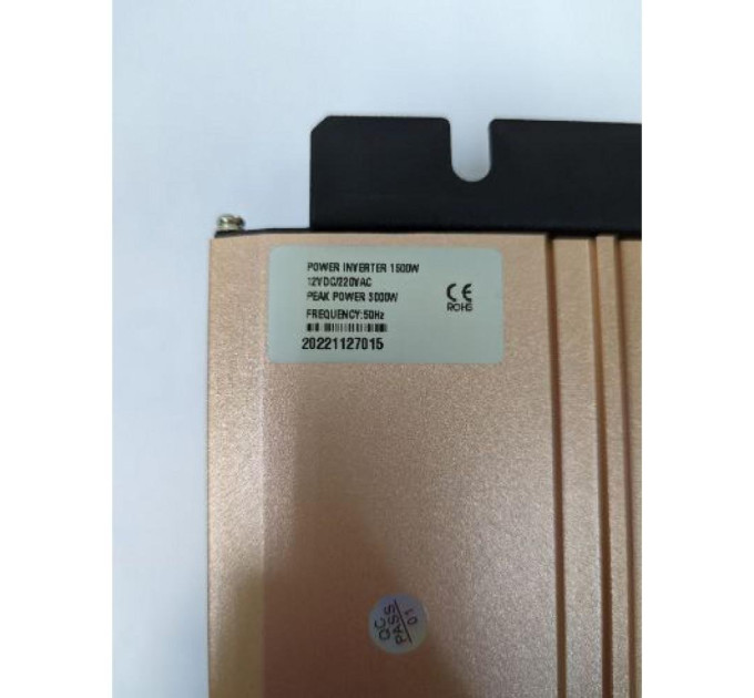 Автомобільний інвертор Pulsepad PSW-1500 12V 1500W PURE SINE WAVE