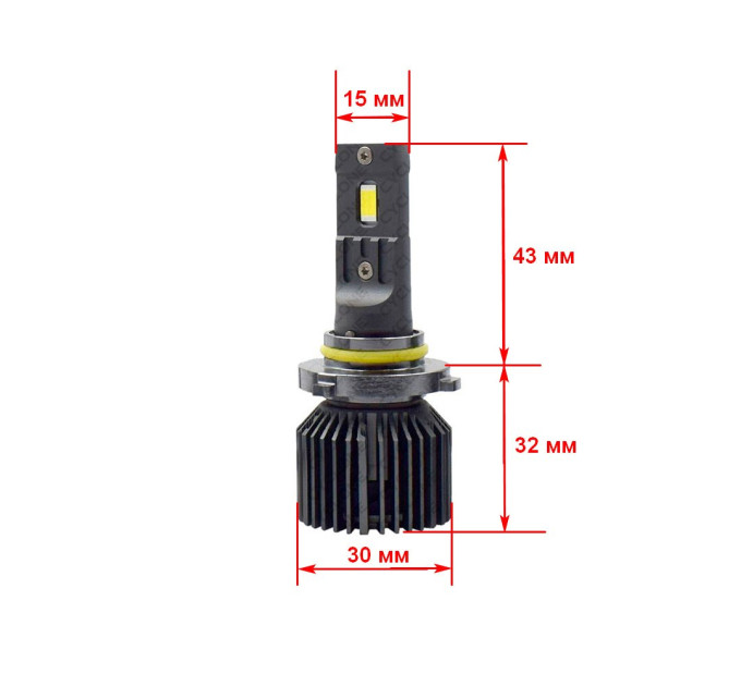 Світлодіодні лампи Cyclone LED 9005 6000K type 45
