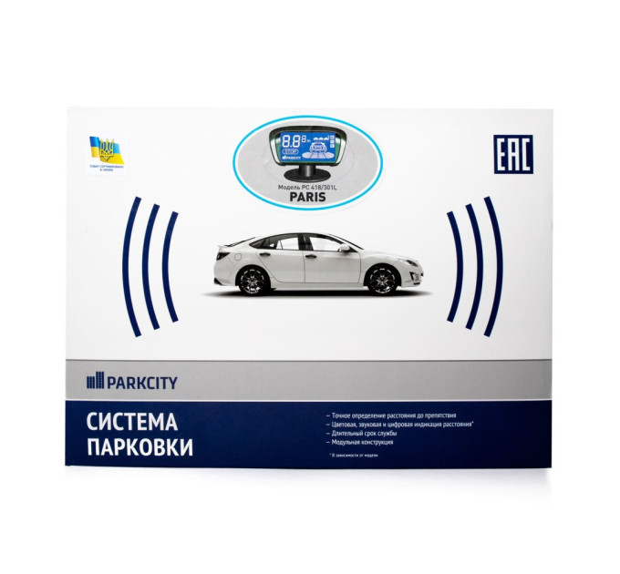 Парктронік ParkCity Paris 418/301L Black