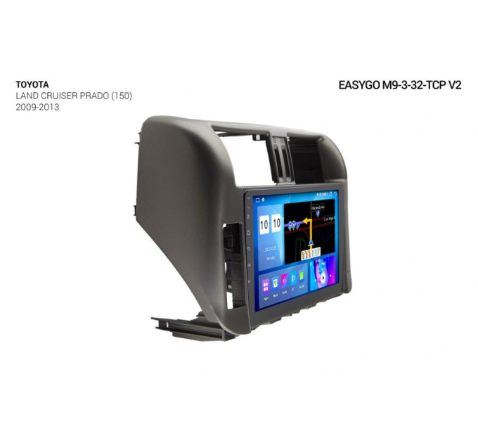 Штатна магнітола EasyGo M9-3-32-TCP v2 Toyota Land Cruiser Prado (150) 2009-2013