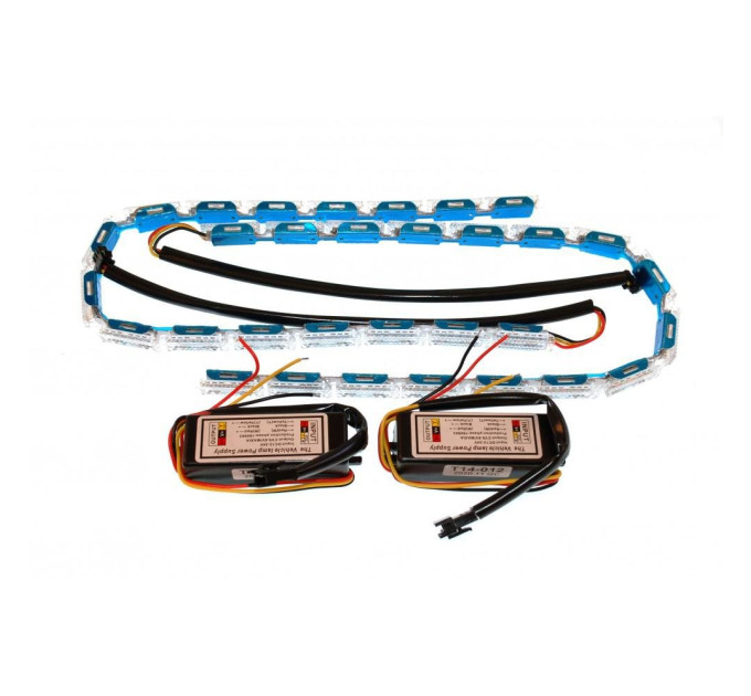 Світлодіодна (LED) стрічка Running Crystall Жовтий-Білий 16 сегментів v4