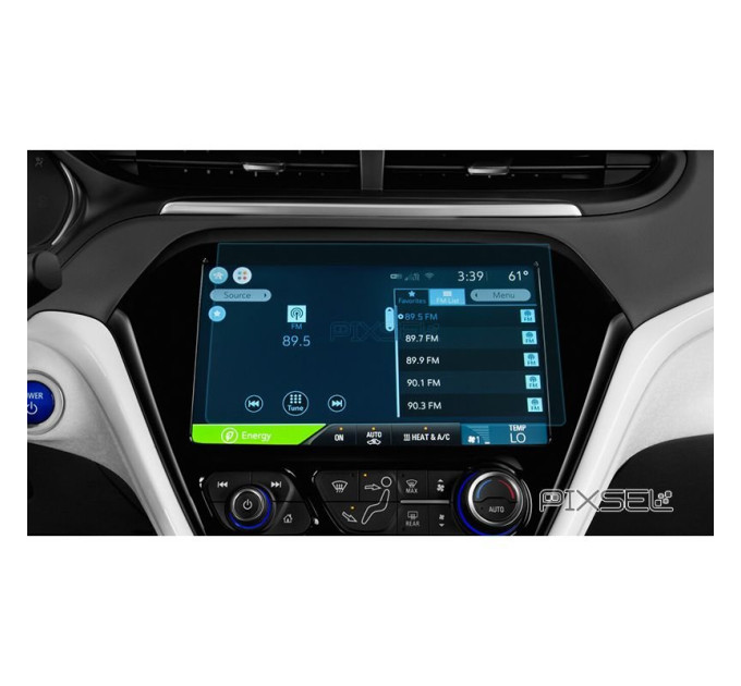 Захисне скло на монітор Chevrolet Volt 2016- (гартоване) Pixsel CHEVROLET-1828-T