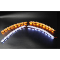 Світлодіодна (LED) стрічка Running Crystall Жовтий-Білий v2