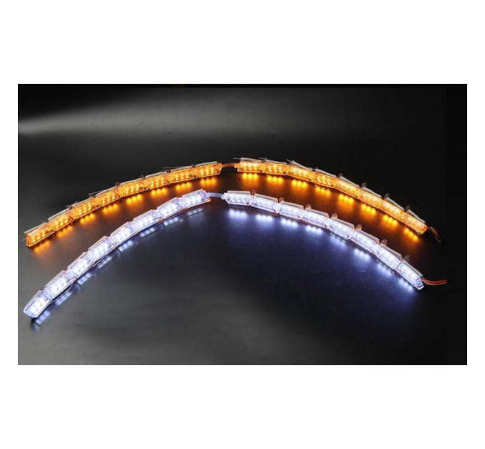 Світлодіодна (LED) стрічка Running Crystall Жовтий-Білий v2