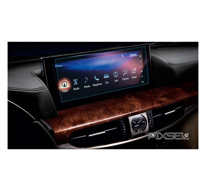 Захисне скло на монітор Lexus LX 2016- (гартоване) Pixsel LE-3202-T